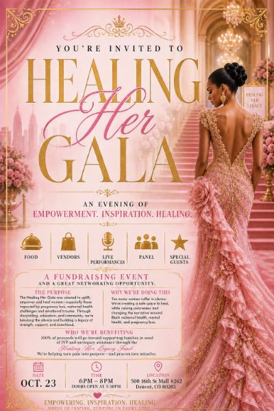 Healing Her Gala flyer