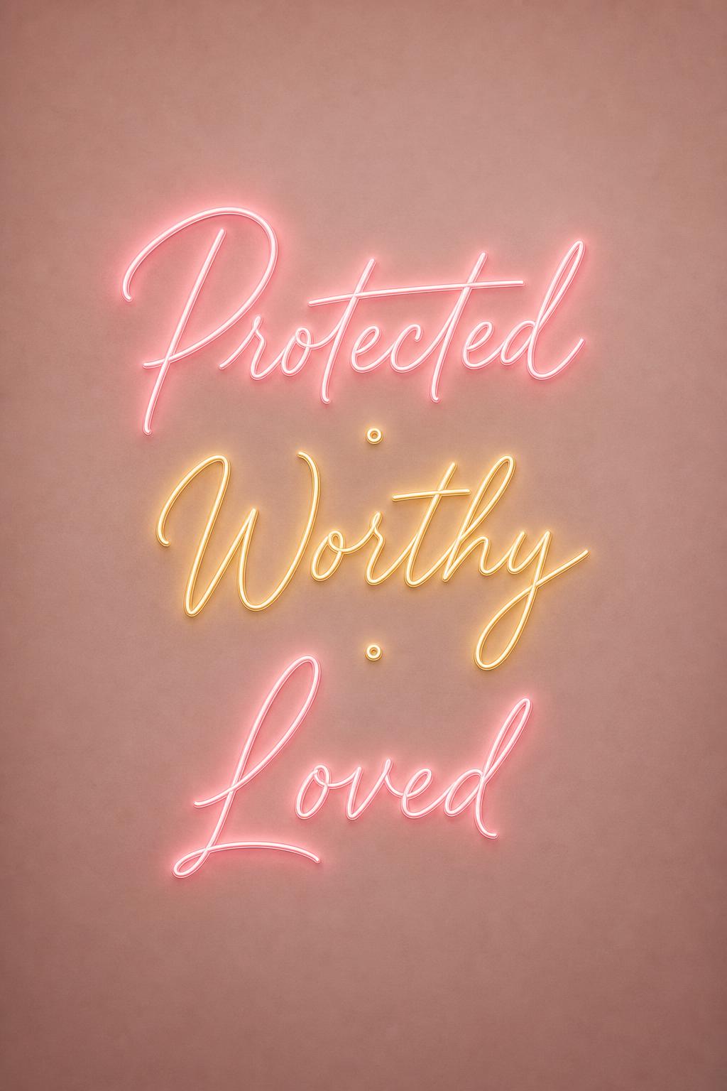 Neon Affirmations Print 11×14